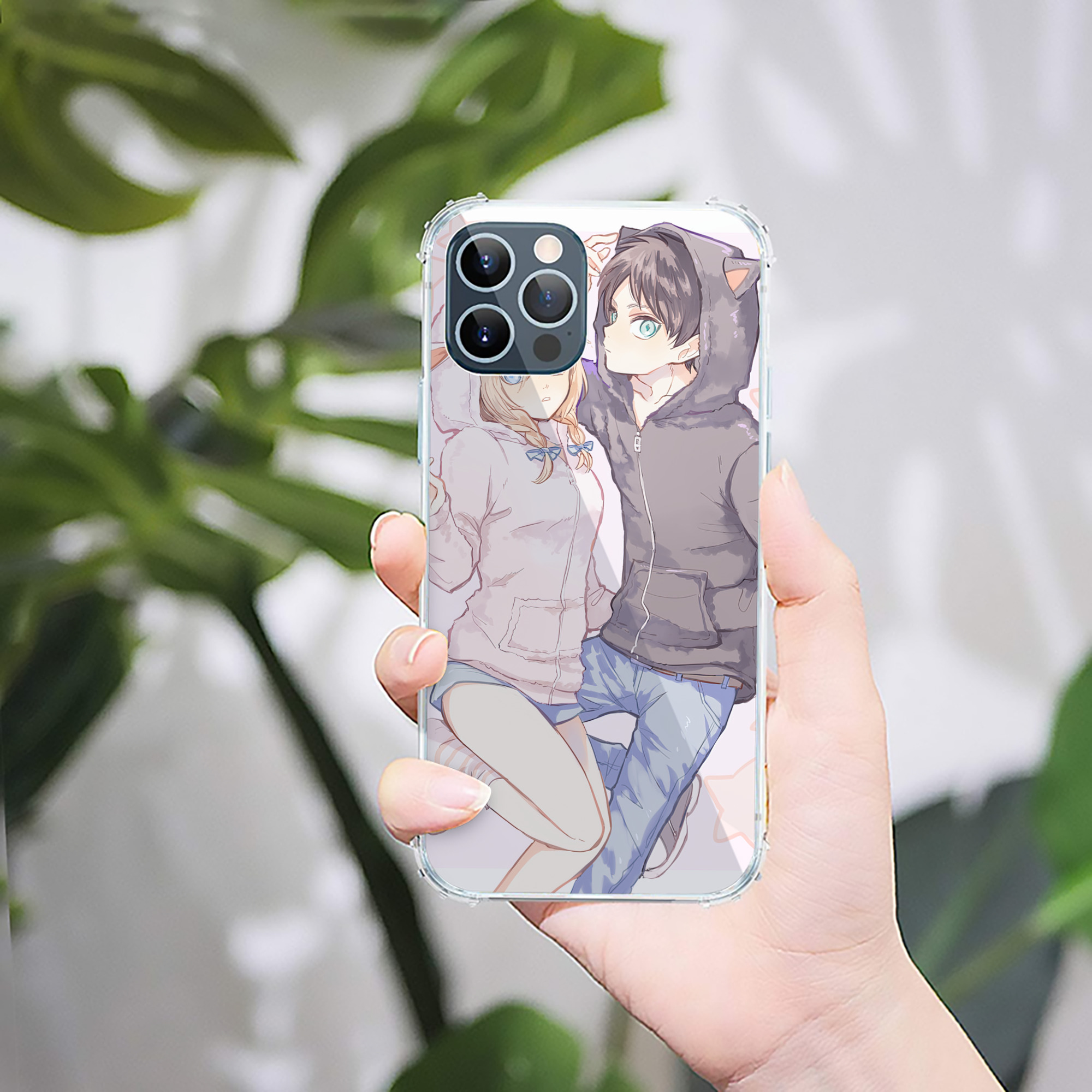 （画像用） 進撃の巨人 Attack on Titan 【iPhone 12シリーズ対応】透明スマホケース（クリアソフトケース）